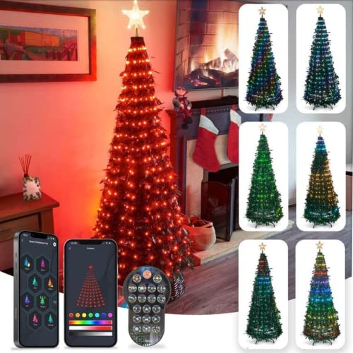 Smart App Controlled 6ft Christmas Tree with LED Lights