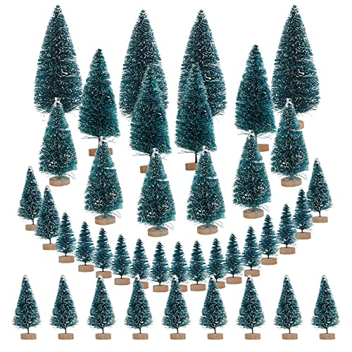 40Pcs Mini Christmas Tree Ornament for Xmas Decoration