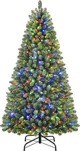 6ft Pre-lit Christmas Tree with 1018 Tips & 330 LEDs