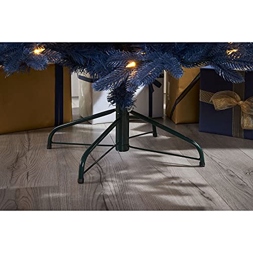 Sapphire Blue Christmas Tree with 350 LED Lights, 7ft