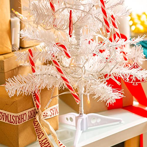 2ft (60cm) Artificial Christmas Tree - Pine Indoor Xmas Tree With Stand - Desktop and Tabletop- By Harbour Housewares