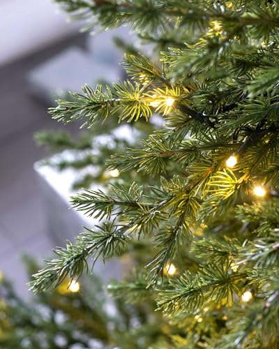 Multi-function Pre-lit Christmas Tree, 7ft/2.1m