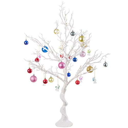 Elegant White Christmas Tree - 105cm Tall Holiday Display
