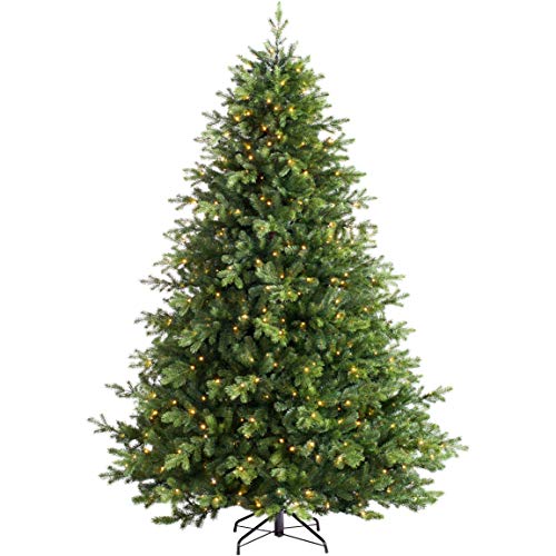 7ft Prelit Balsam Fir Christmas Tree, 600 LED Lights