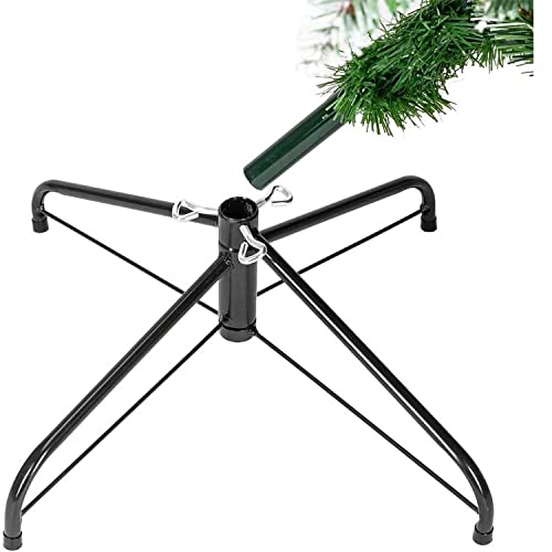 6FT/1.8M Artificial Christmas Tree Xmas Realistic Green Natural Branches with Solid Metal Legs