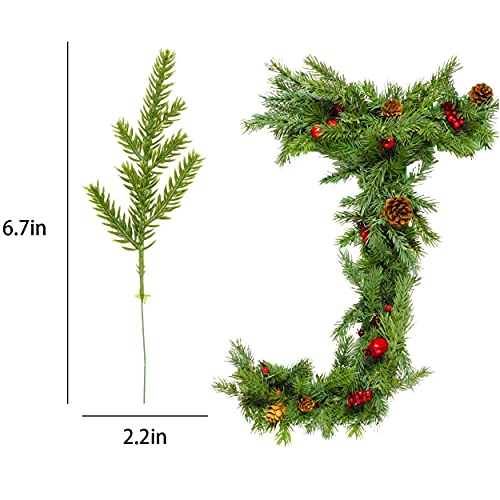 30pc Artificial Pine Branches - Christmas Tree Decorations