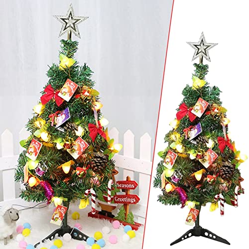 45cm Mini Green Table Top Artificial Christmas Tree, Ideal for Office, Reception and Small Spaces (45cm Artificial Christmas Tree)