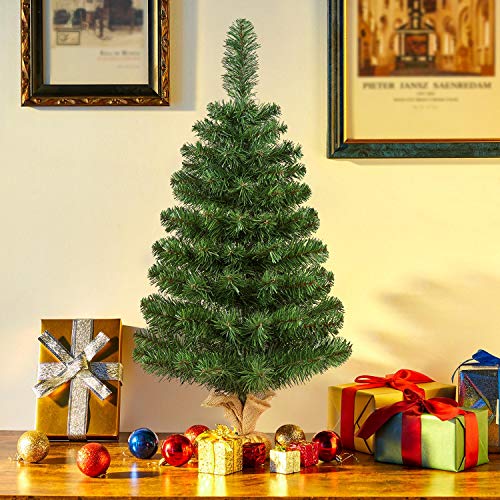 3FT Mini Tabletop Artificial Christmas Tree Xmas Holiday Decor