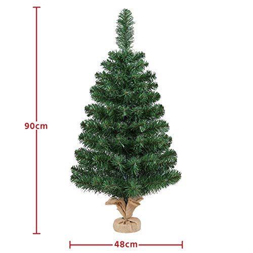 3FT Mini Tabletop Artificial Christmas Tree Xmas Holiday Decor