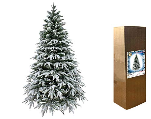 Lapland Fir Artificial Christmas Tree - Snow Flocked