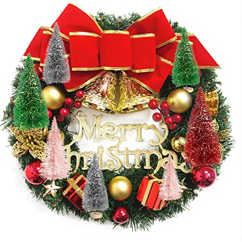 8PCS Artificial Mini Christmas Trees, Bottle Brush Trees with Wood Base, Artificial Frosted Sisal Xmas Tree, DIY Crafts Mini Pine Tree for Christmas Party Home Table Top Decor Winter Ornaments