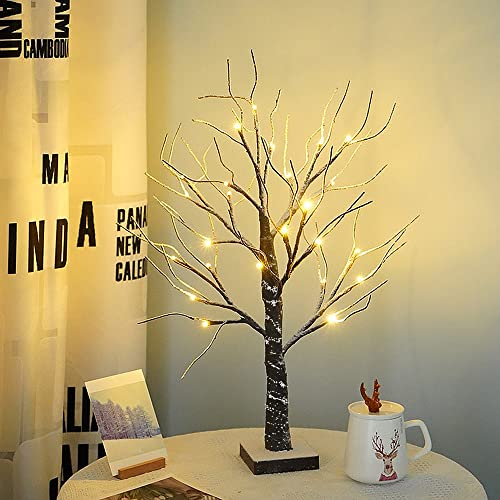 Brown Light Up Artificial Tree - Christmas Decoration