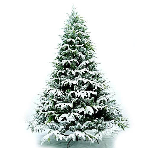 Lapland Fir Artificial Christmas Tree - Snow Flocked