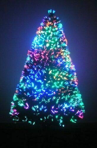 4ft Green Fiber Optic Christmas Tree - Festive Decor