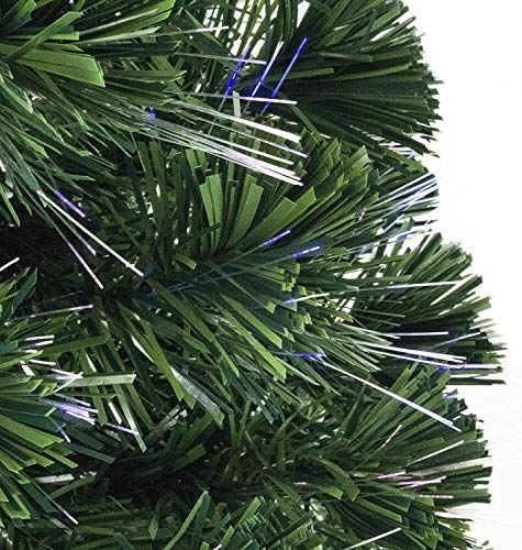 4ft Green Fiber Optic Christmas Tree - Festive Decor