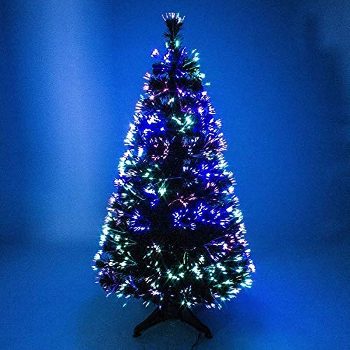 4ft Green Fiber Optic Christmas Tree - Festive Decor