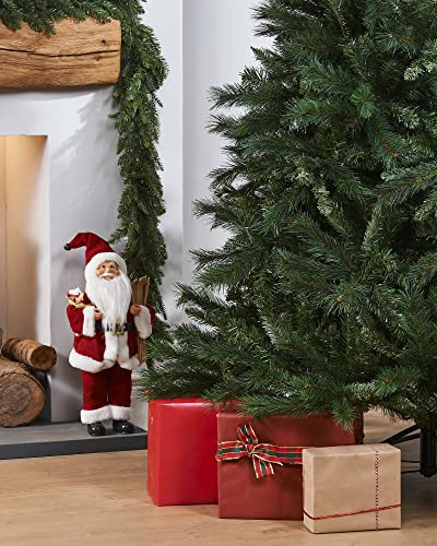 6ft Victorian Pine Christmas Tree with Hinged Branches