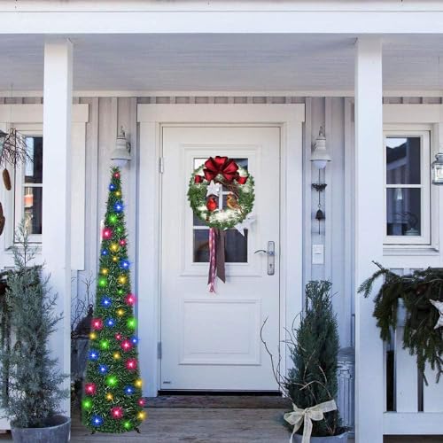 5ft Collapsible Pop Up Tinsel Christmas Tree