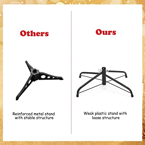 Snow Flocked Pencil Christmas Tree with Pine Cones - 8ft