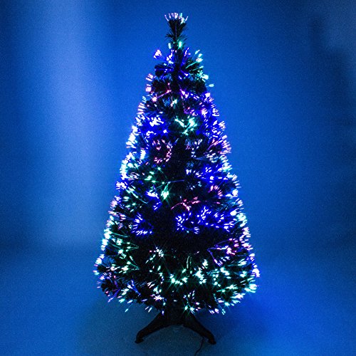 4ft Green Fibre Optic Christmas Tree – Multicolor LED