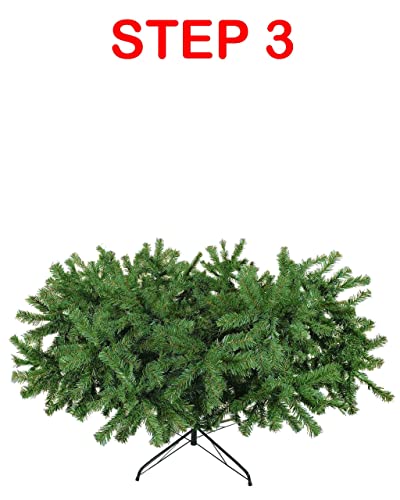 Luxury 5ft 6ft 7ft 8ft 9ft 10ft 12ft Green Artificial Christmas Trees -Bushy High Tip Count Xmas Trees (7ft / 210cm)