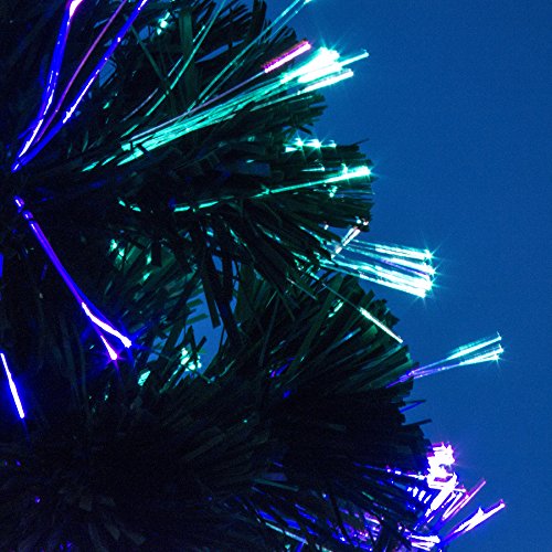 4ft Green Fibre Optic Christmas Tree – Multicolor LED
