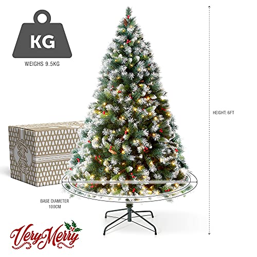 VeryMerry 6FT Pre-Lit 'Claudia' Christmas Tree