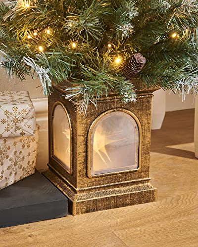 Pre-Lit Blue Spruce Christmas Tree - 4ft/Medium