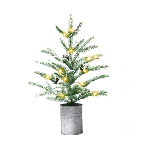 Small Christmas Tree with 60 LED Lights - 60cm