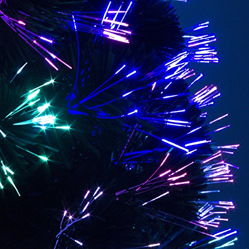 4ft Green Fibre Optic Christmas Tree – Multicolor LED