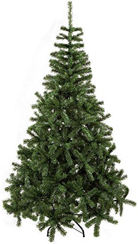 Bravich 120 CM / 4 Ft Green Christmas Tree With 300 Tips & Base Stand. Large Thick Tinsel PVC Artificial Tree For Indoor Xmas Home Decorations. Easy Fold Pine Branches & Light For Storage.