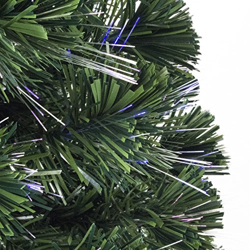 4ft Green Fibre Optic Christmas Tree – Multicolor LED