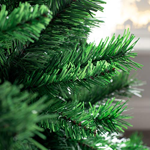 Christmas Pine Tree, 6 ft/1.8m, Multi-Coloured - 521 Tips