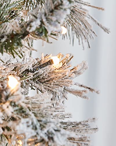 Christmas Tree, 7ft, Snow Flocked, 400 LED Lights