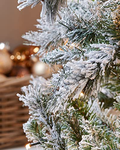 Christmas Tree, 7ft, Snow Flocked, 400 LED Lights