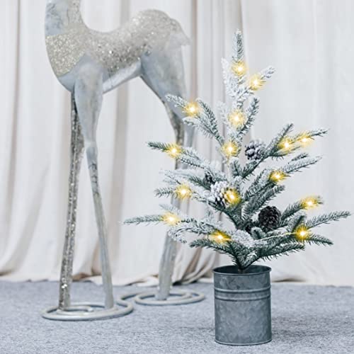 Small Christmas Tree with 60 LED Lights - 60cm