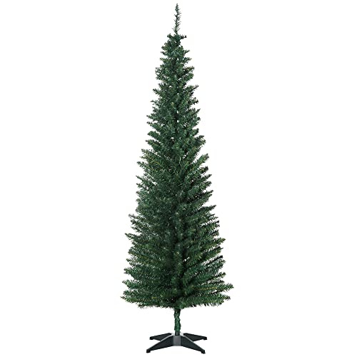 6FT Slim Pine Christmas Tree with Stand: Festive Décor
