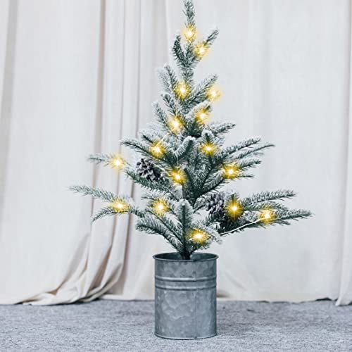 Small Christmas Tree with 60 LED Lights - 60cm
