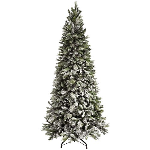 Christmas Tree, 7ft, Snow Flocked, 400 LED Lights