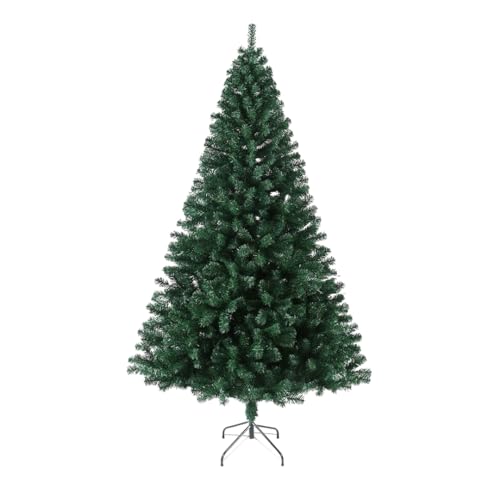 EVRE Artificial Christmas Tree 6ft with PVC Tips & Branches with Metal Stand (6 Ft)