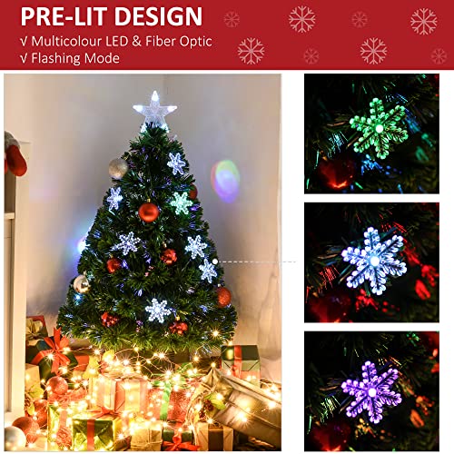 Festive 3FT Green Fibre Optic Christmas Tree