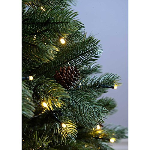 Pre-Lit Craford Christmas Tree with Pinecones & 500 Warm LED Lights