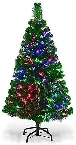 Luxury 4/5/6 ft Fibre Optic Green Christmas Tree