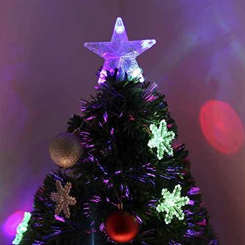 Festive 3FT Green Fibre Optic Christmas Tree