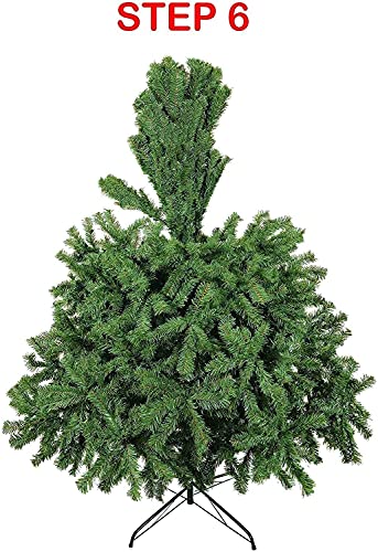 Premium Fire Retardant Artificial Xmas Tree, 7ft/2.1m