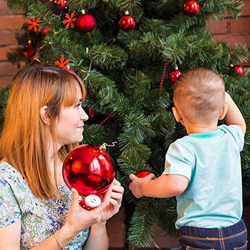 7ft Artificial Christmas Tree with Metal Stand - VEYLIN