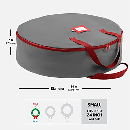 Premium Christmas Wreath Storage Bag - Set of 2