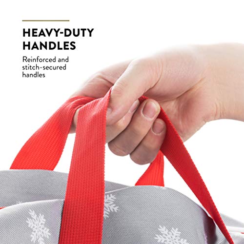 Jumbo Christmas Tree Storage Bag - Snowy Design
