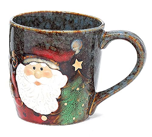 Santa Face Porcelain Holiday Mug - Yuletide Charm