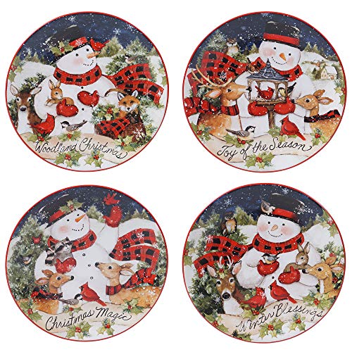 Magic of Christmas Snowman 16pc Dinnerware Set
